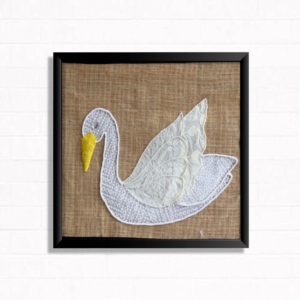 Swan Patchwork Wall Decor